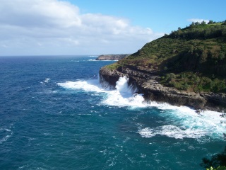 Surf at Kilauea Point, Kauai